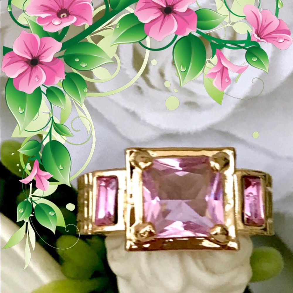 🌺🌴🌺 PINK SAPPHIRE RING 🌺🌴🌺 - Picture 6 of 7